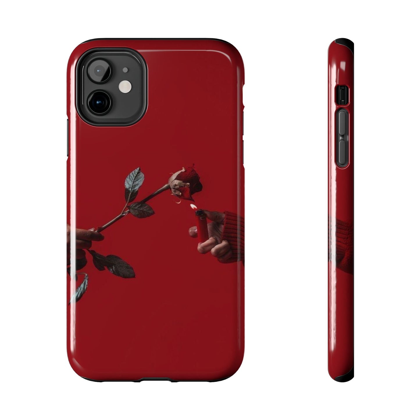 Phone Cases - Burning Roses Design Phone Case