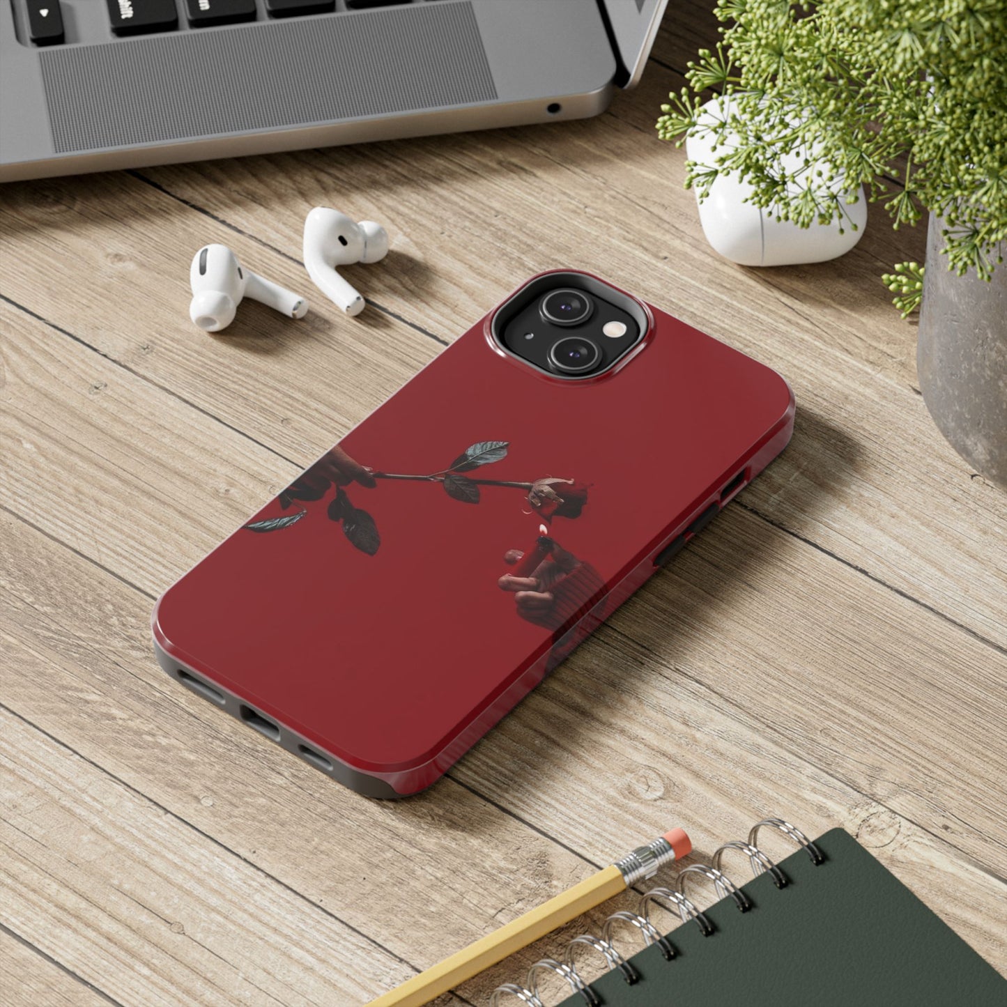 Phone Cases - Burning Roses Design Phone Case