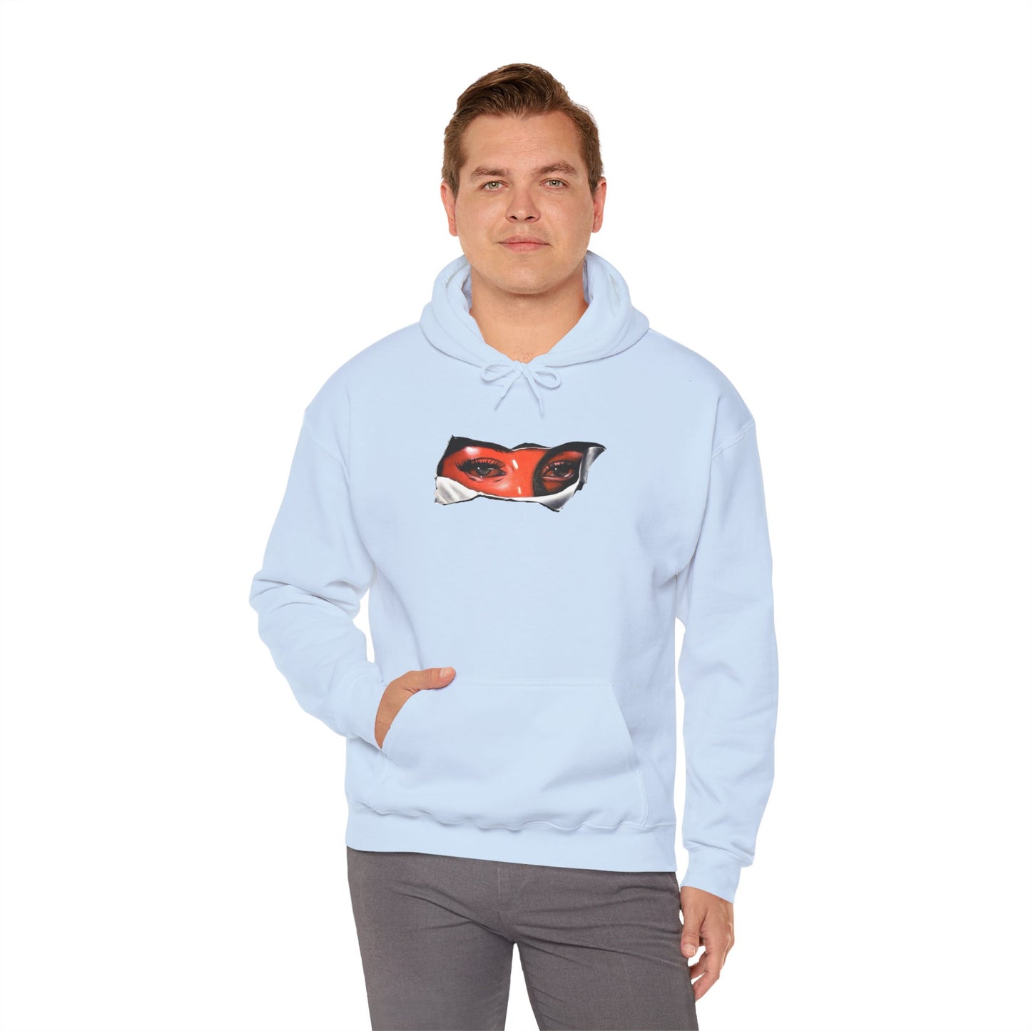 Unisex Heavy Blend Hoodie with Eye for Eye- Design - 100% Quality
