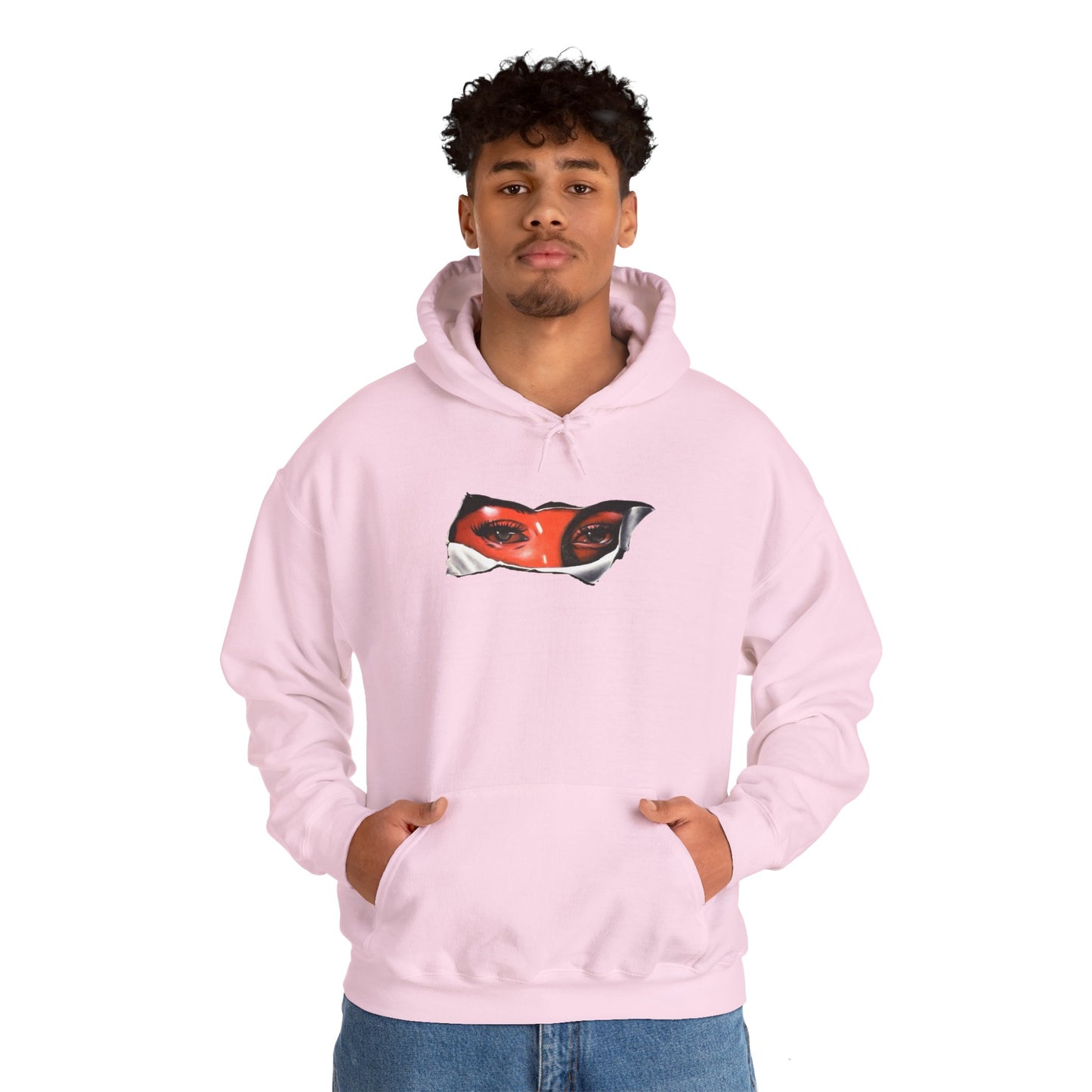 Unisex Heavy Blend Hoodie with Eye for Eye- Design - 100% Quality