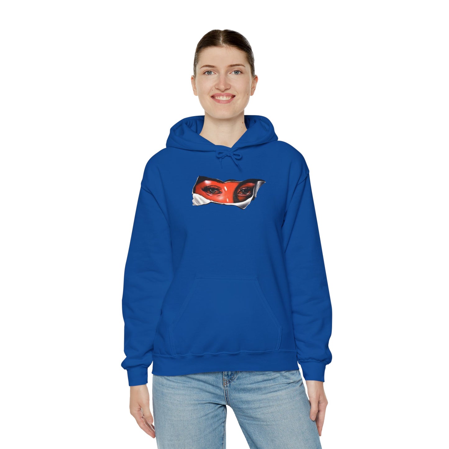 Unisex Heavy Blend Hoodie with Eye for Eye- Design - 100% Quality