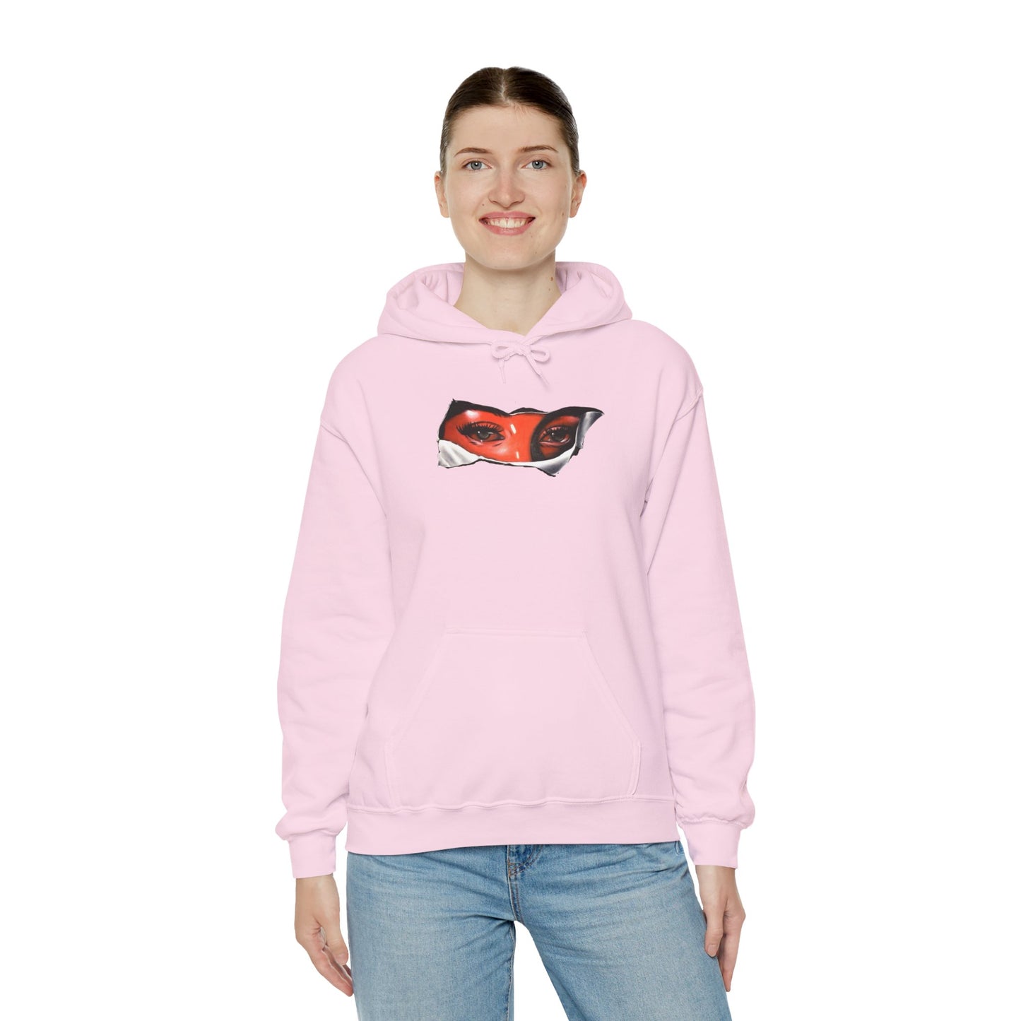 Unisex Heavy Blend Hoodie with Eye for Eye- Design - 100% Quality