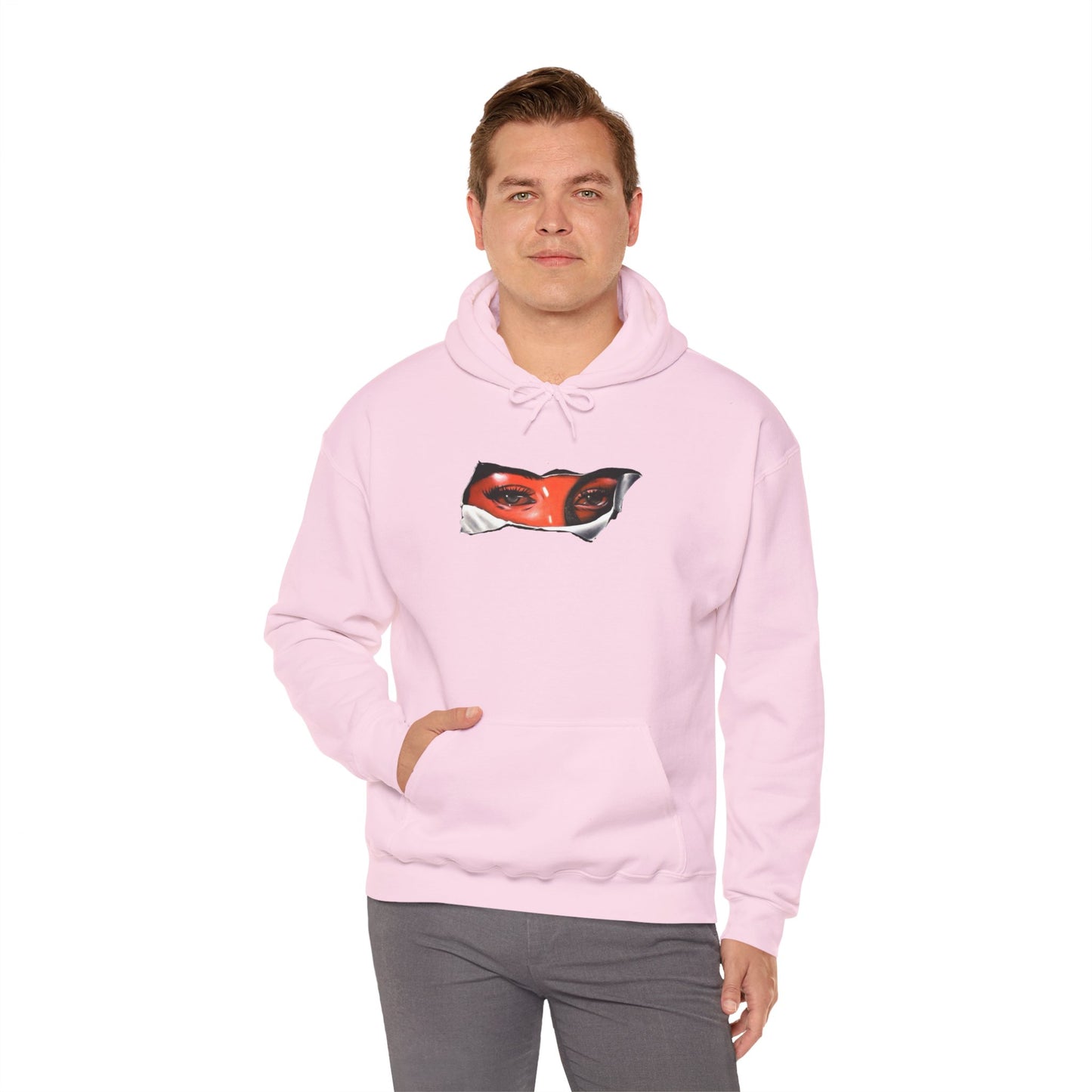 Unisex Heavy Blend Hoodie with Eye for Eye- Design - 100% Quality